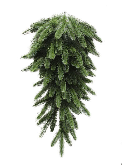 Conical Pine Leaves Christmas Garland-SWAG