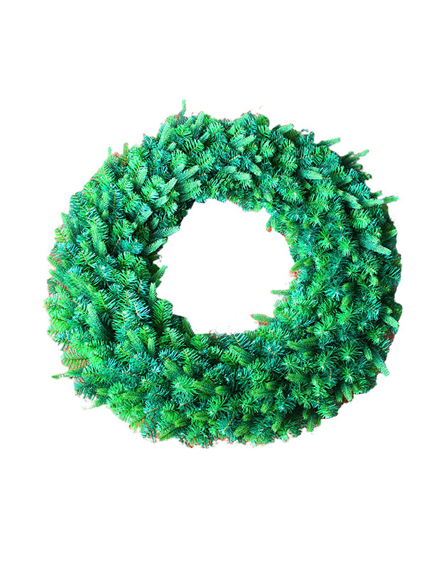 PE Artificial Christmas Wreath-WPE16150