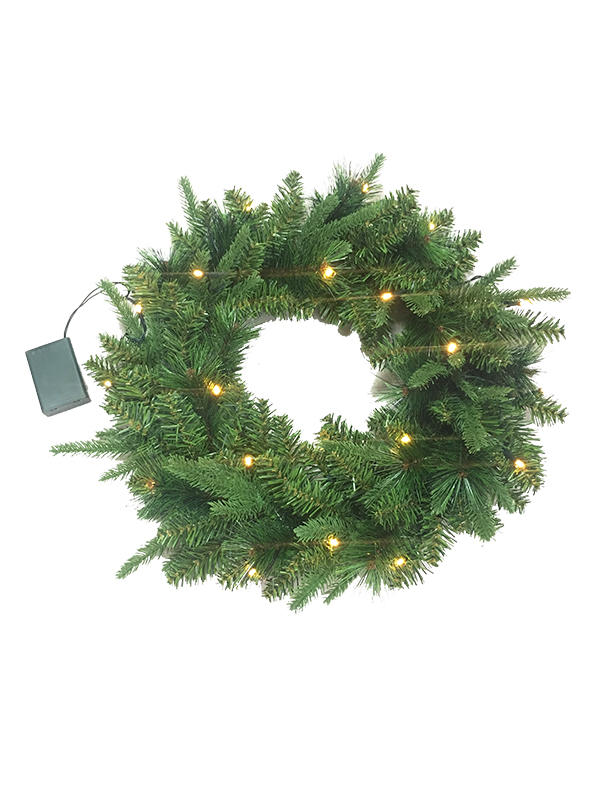 PVC PE Pine Needle Series-60CM Christmas Wreath