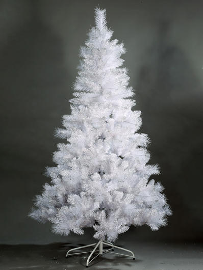 180CM Pine Needle and PVC Mixed White Christmas Tree